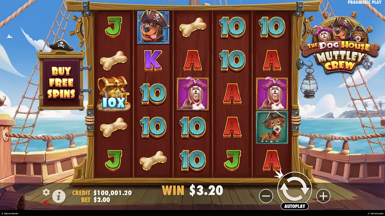 Игра с бонусами в слот в the Dog house muttley crew